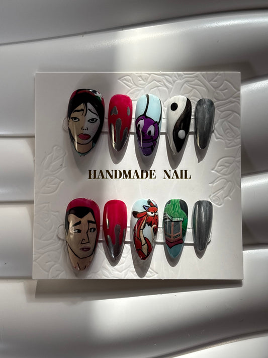 Mulan Press On Nails