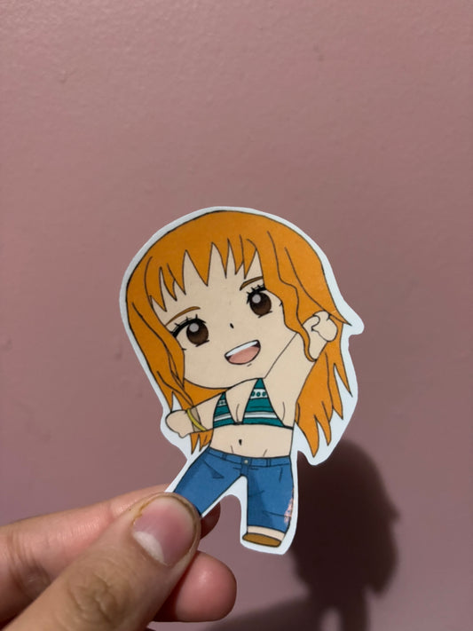 One Piece “Chibi Nami” Sticker