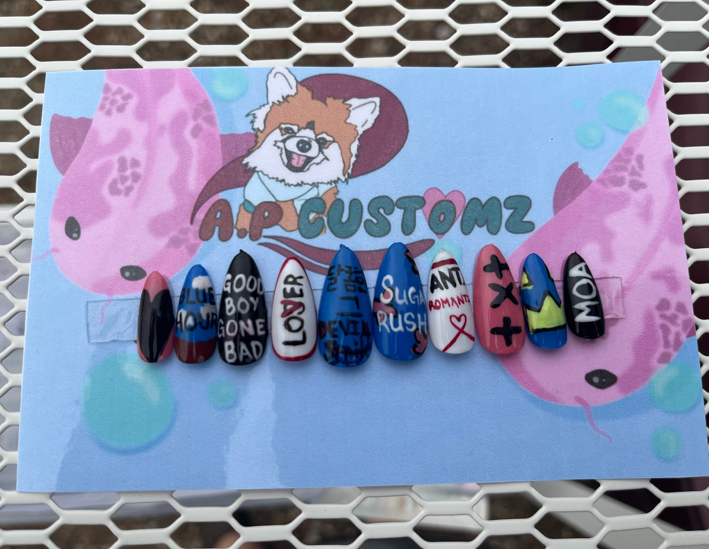 KPOP TXT Press On Nails