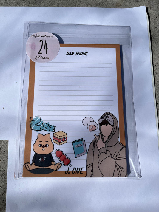 KPOP Han Stray Kids Notepad