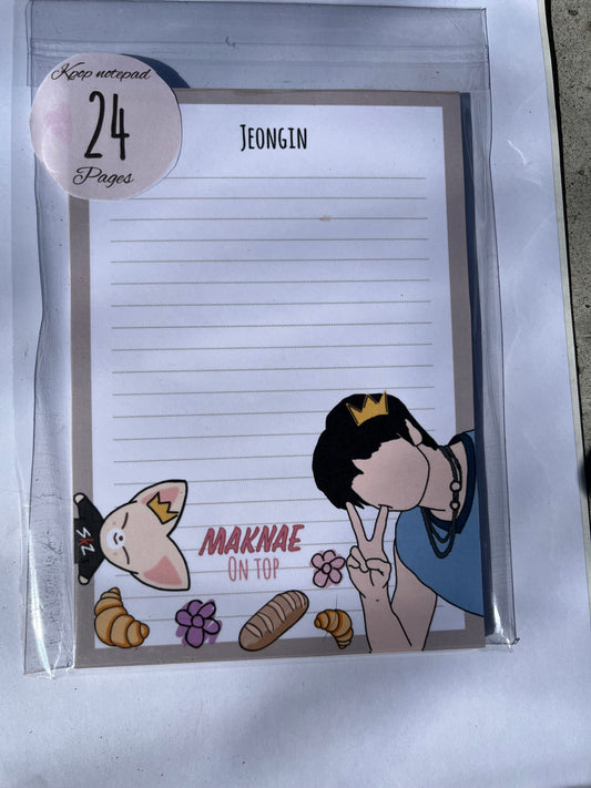 KPOP I.N Stray Kids Notepad